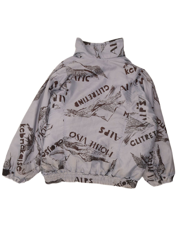 TACTEL Herren Graphic Anorak Jacke UK 48 4XL Blaues Polyamid