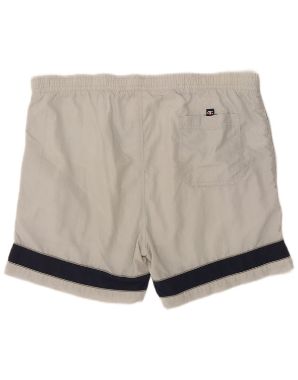 CHAMPION Herren Badeshorts XL Grau Colourblock