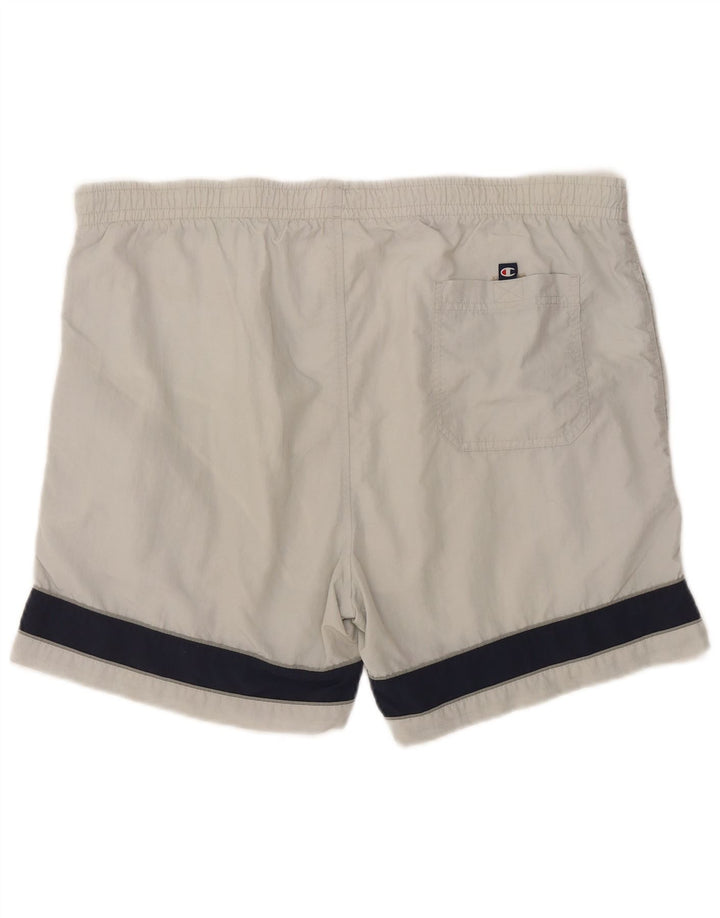 CHAMPION Herren Badeshorts XL Grau Colourblock