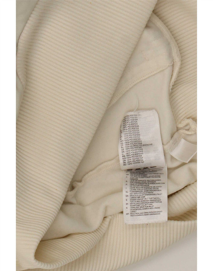 Adidas Damen Graphic Trainingsanzug Top Jacke UK 14 Medium Off White