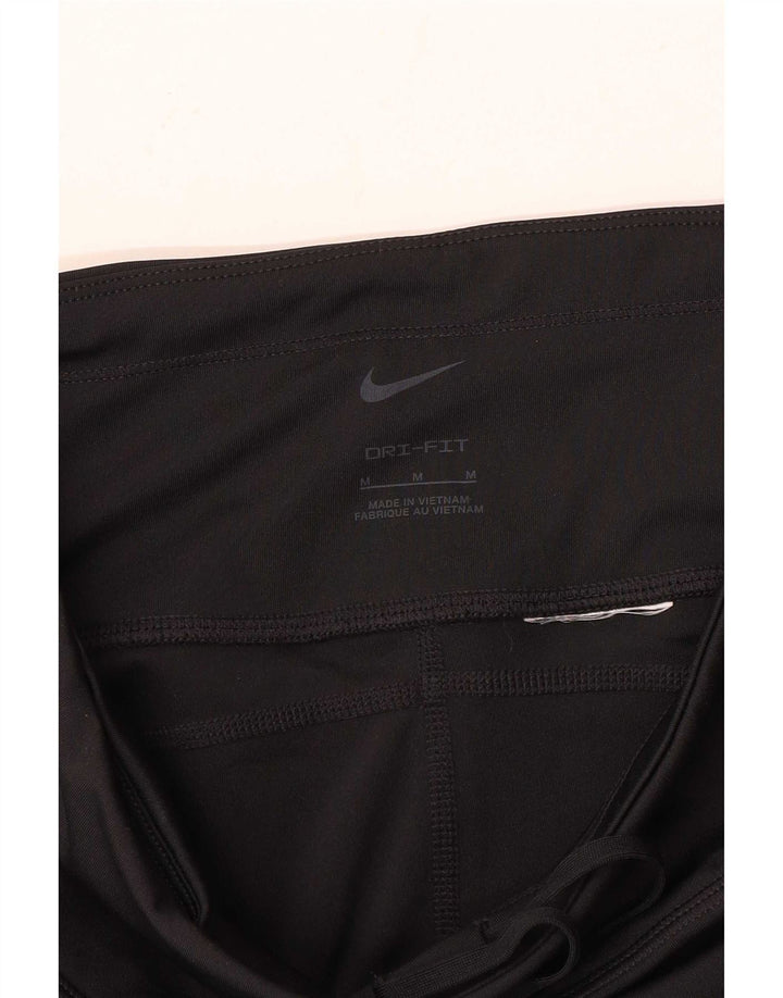 Nike Damen Dri Fit Trainingshose UK 14 Medium Schwarz
