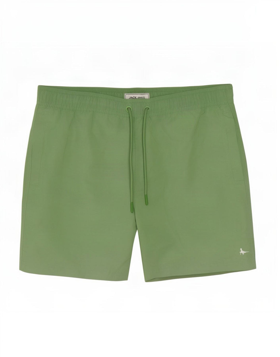 Jack Wills Herren-Badeshorts aus mittelgrünem Polyester