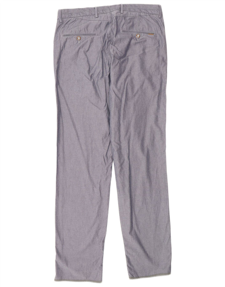 Massimo Dutti Herren gerade Chinohose EU 40 Medium W31 L32 Grau
