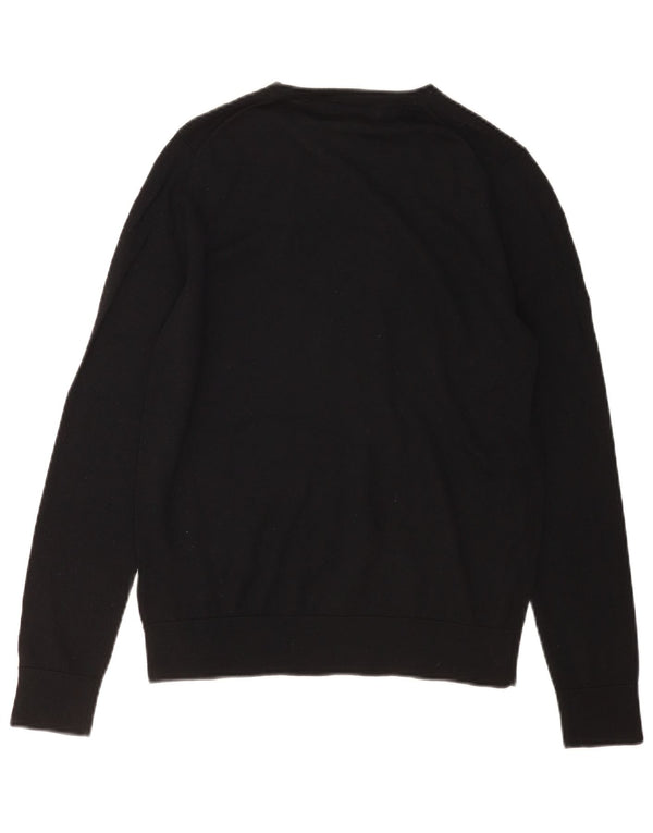 Marks & Spencer Damen-Pullover mit Rundhalsausschnitt, Gr. 12, mittelschwarz