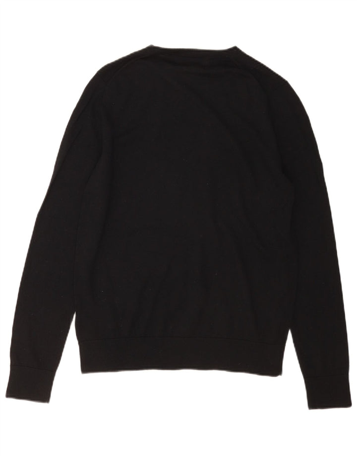 Marks & Spencer Damen-Pullover mit Rundhalsausschnitt, Gr. 12, mittelschwarz