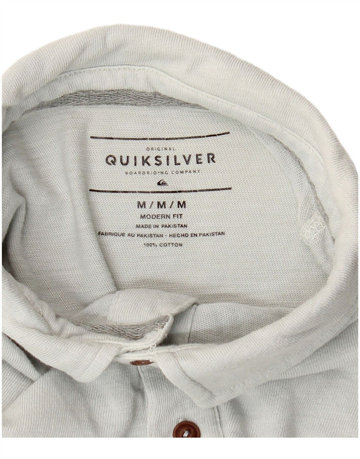 QUIKSILVER Herren-Poloshirt mit moderner Passform, mittelgraue Baumwolle
