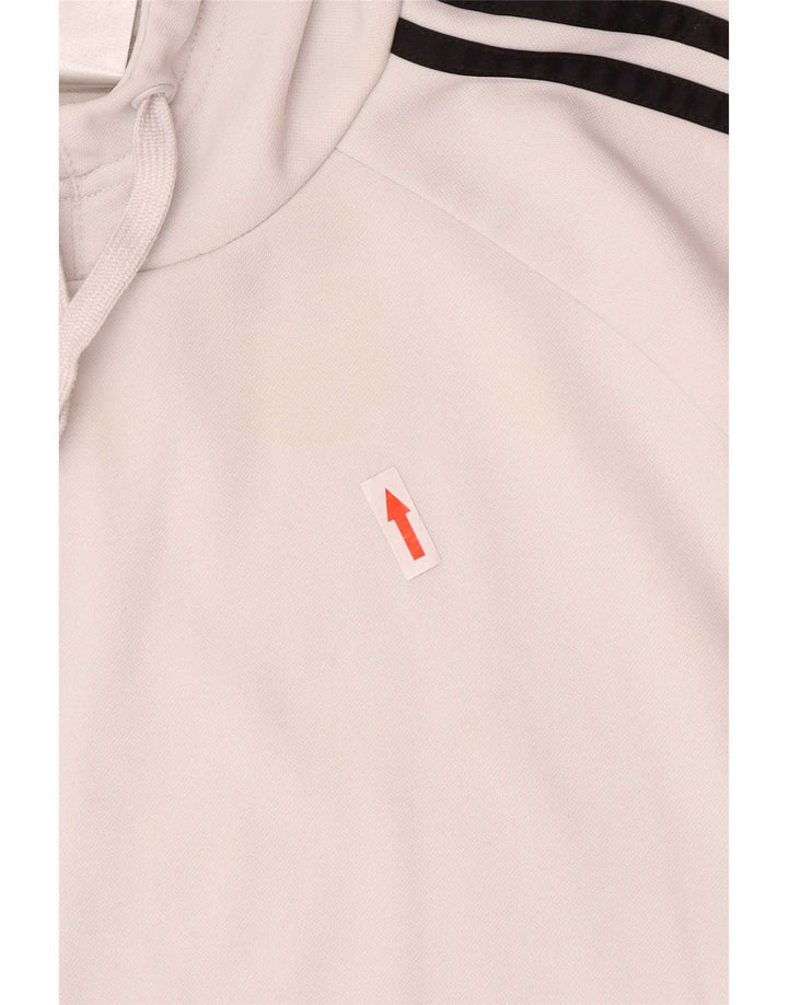 Adidas Herren Kapuzenpullover Mittelweißes Polyester