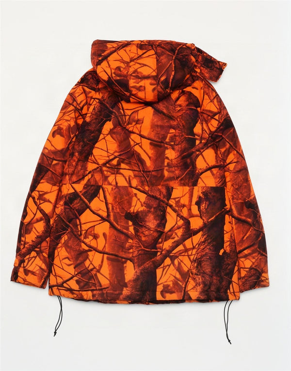 il Lago Herren Jagd-Windjacke mit Kapuze, UK 44, 2XL, orange Tarnung