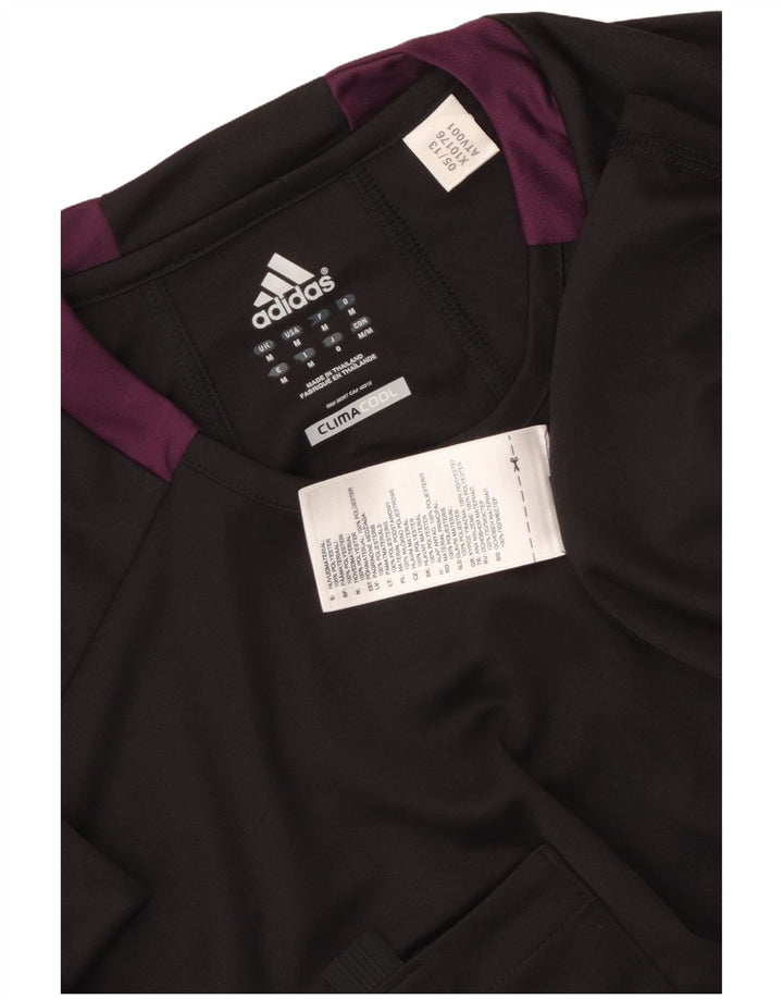 Adidas Herren Climacool T-Shirt Top Medium Schwarz Colourblock Polyester
