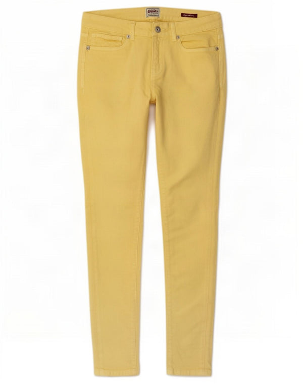 Superdry Damen Super Skinny Jeans W28 L32 Gelb
