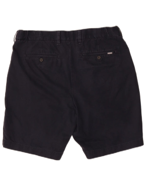 Marks & Spencer Herren-Chinoshorts W36, Größe L, Marineblau, Baumwolle