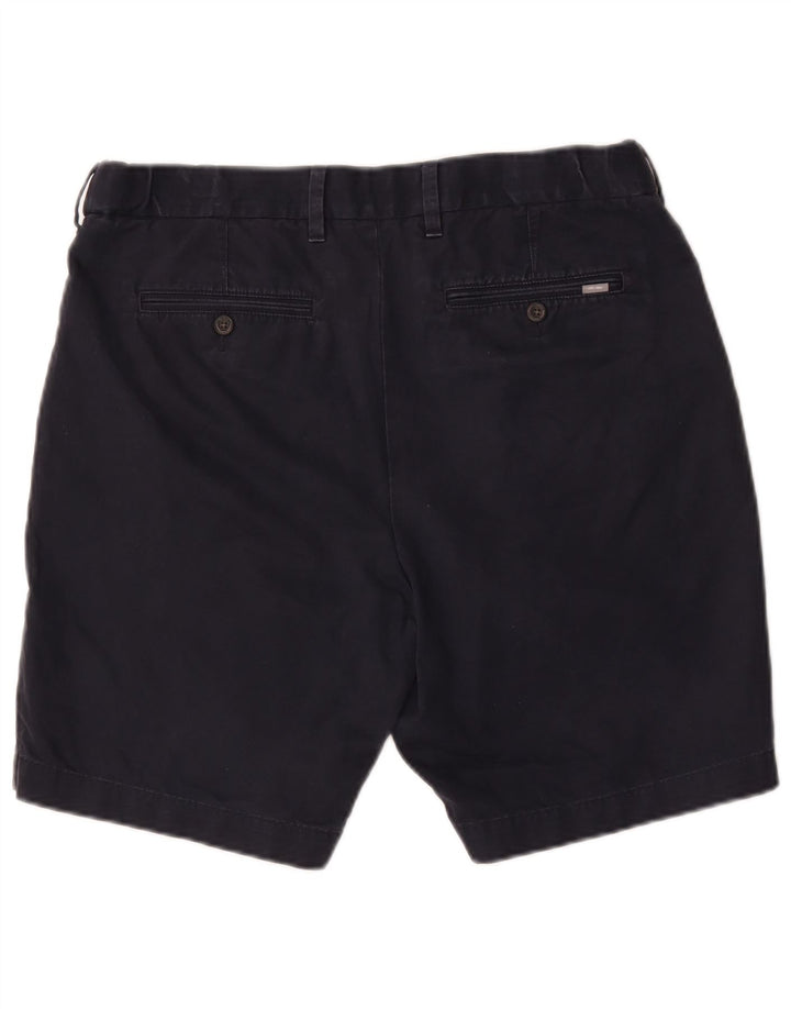 Marks & Spencer Herren-Chinoshorts W36, Größe L, Marineblau, Baumwolle