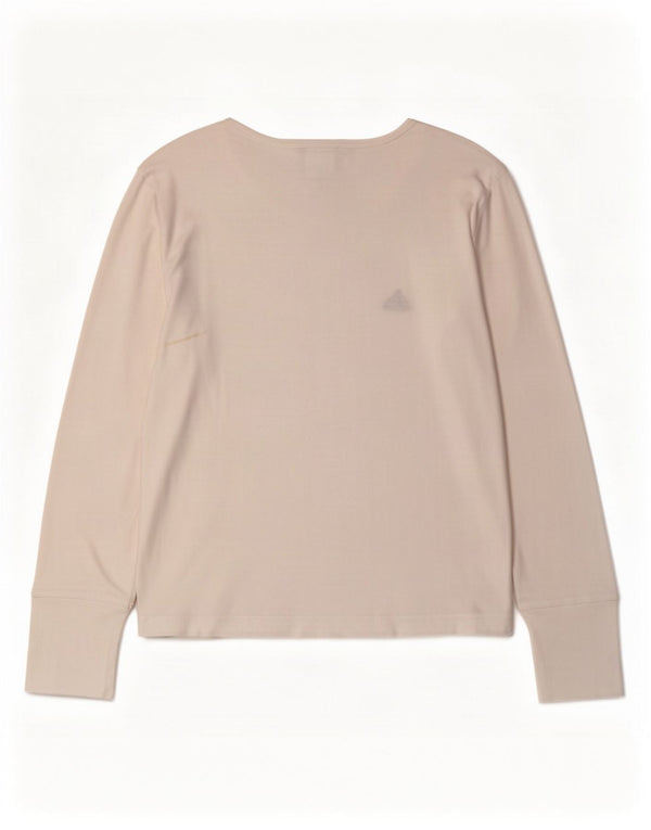 Adidas Damen Top Langarm UK 14 Medium Weiß