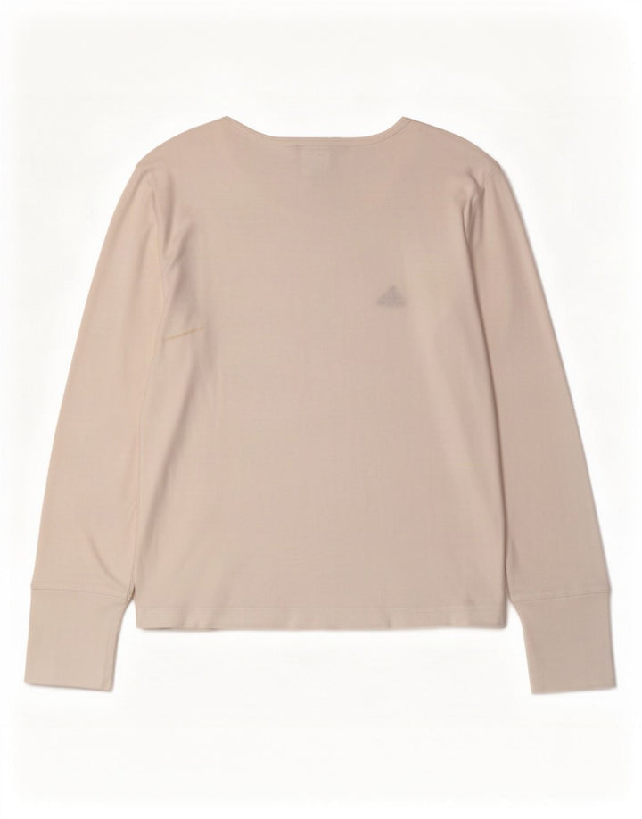 Adidas Damen Top Langarm UK 14 Medium Weiß
