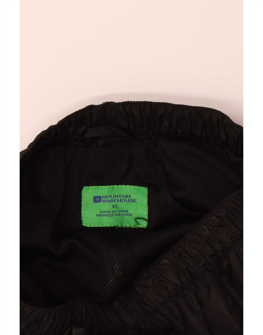 Wasserdichte Hose für Jungen von Mountain Warehouse, 12–13 Jahre, schwarzes Polyester