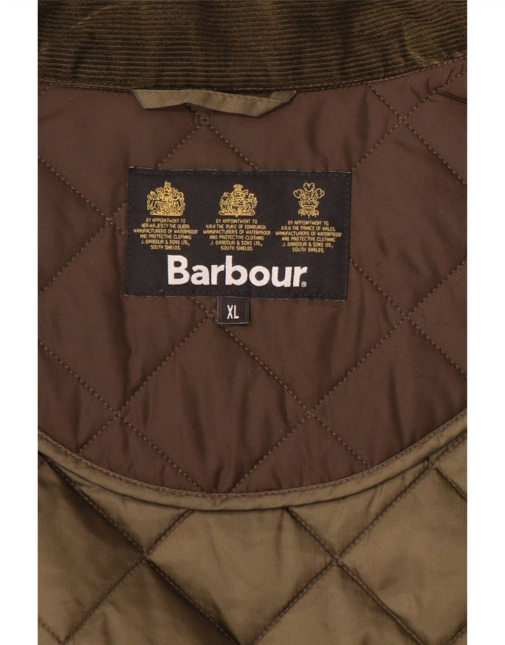 BARBOUR Herren Steppjacke UK 42 XL Braun Polyester