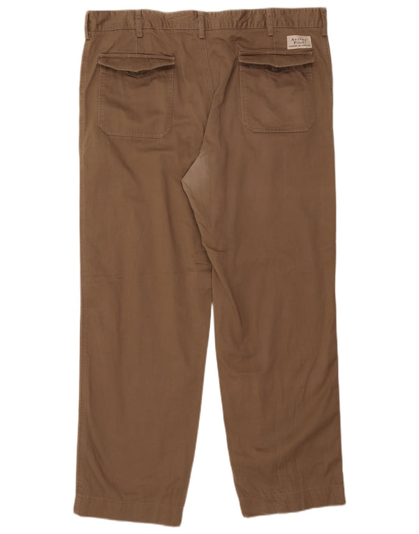 Avirex Herren-Freizeithose, gerade, W40, L31, Beige, Baumwolle
