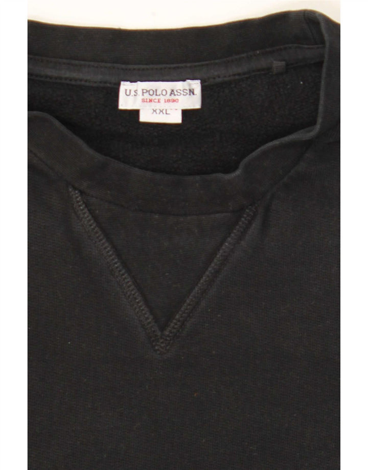 U.S. Polo Assn. Herren Sweatshirt Pullover 2XL Schwarz