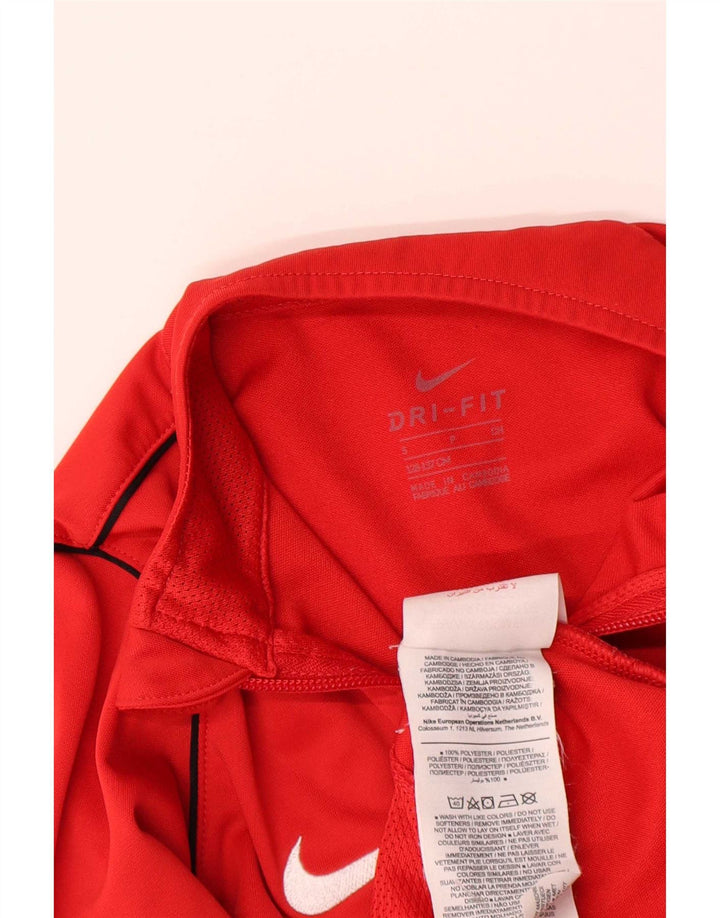 Nike Dri-Fit-Trainingsanzug für Jungen, Jacke, 8–9 Jahre, Größe S, Rot, Polyester
