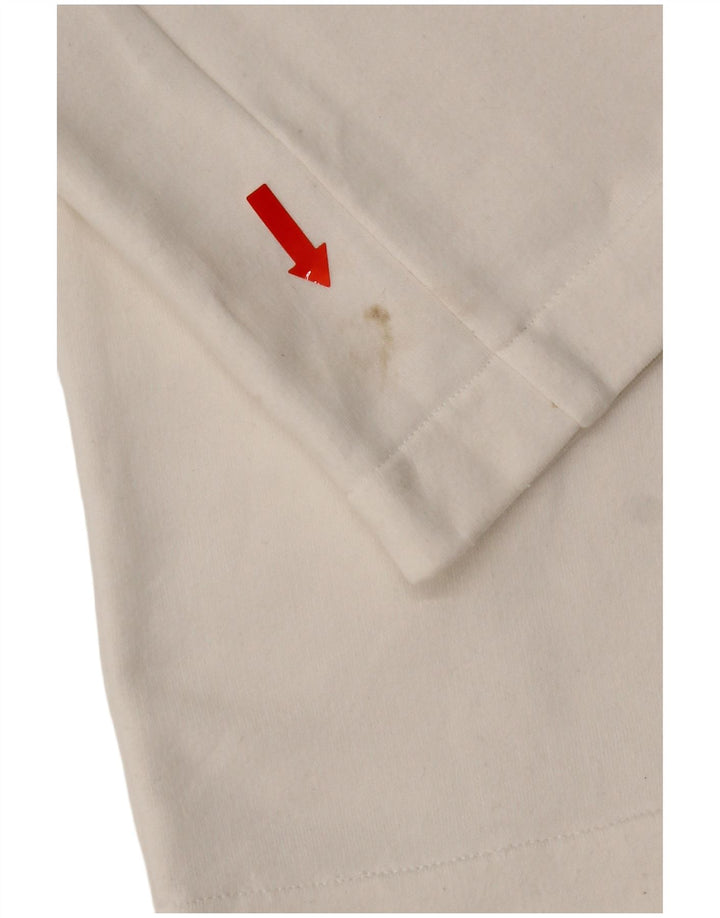 Puma Damen Trainingshose UK 14 Large Weiße Baumwolle