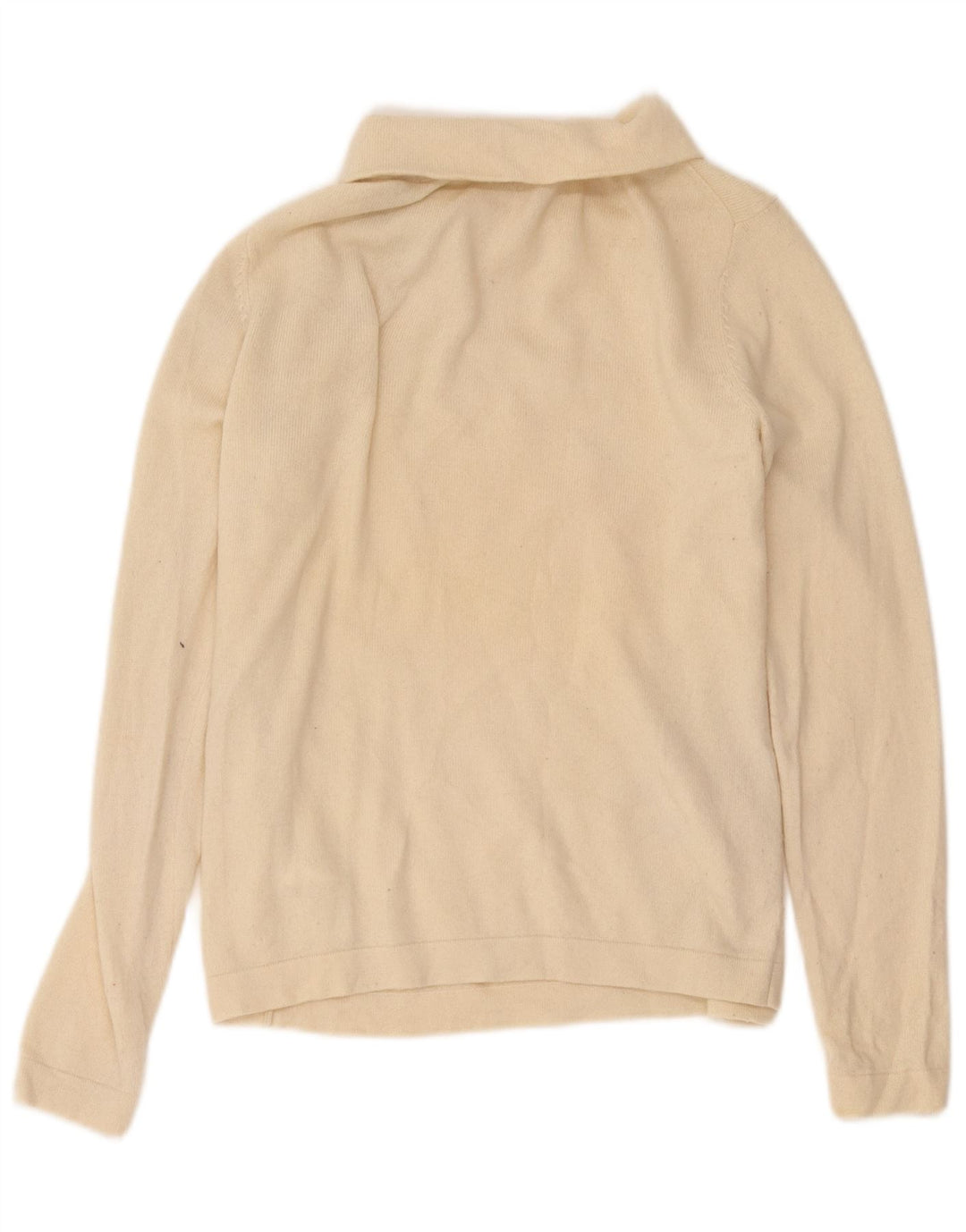 Hobbs Rollkragenpullover für Damen, UK 14, Größe L, Beige, Wolle