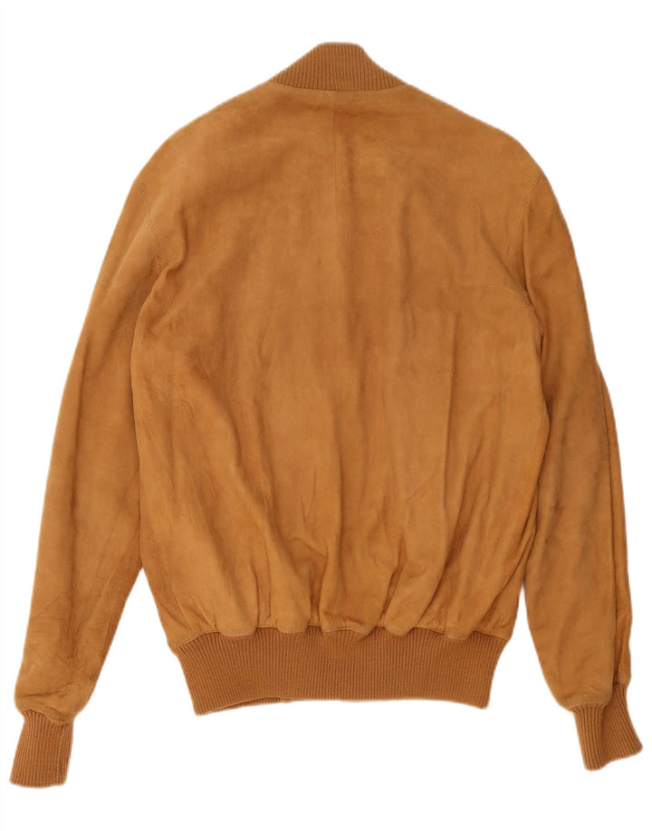 Arpel Herren Wildleder Bomberjacke IT 52 XL Braunes Leder