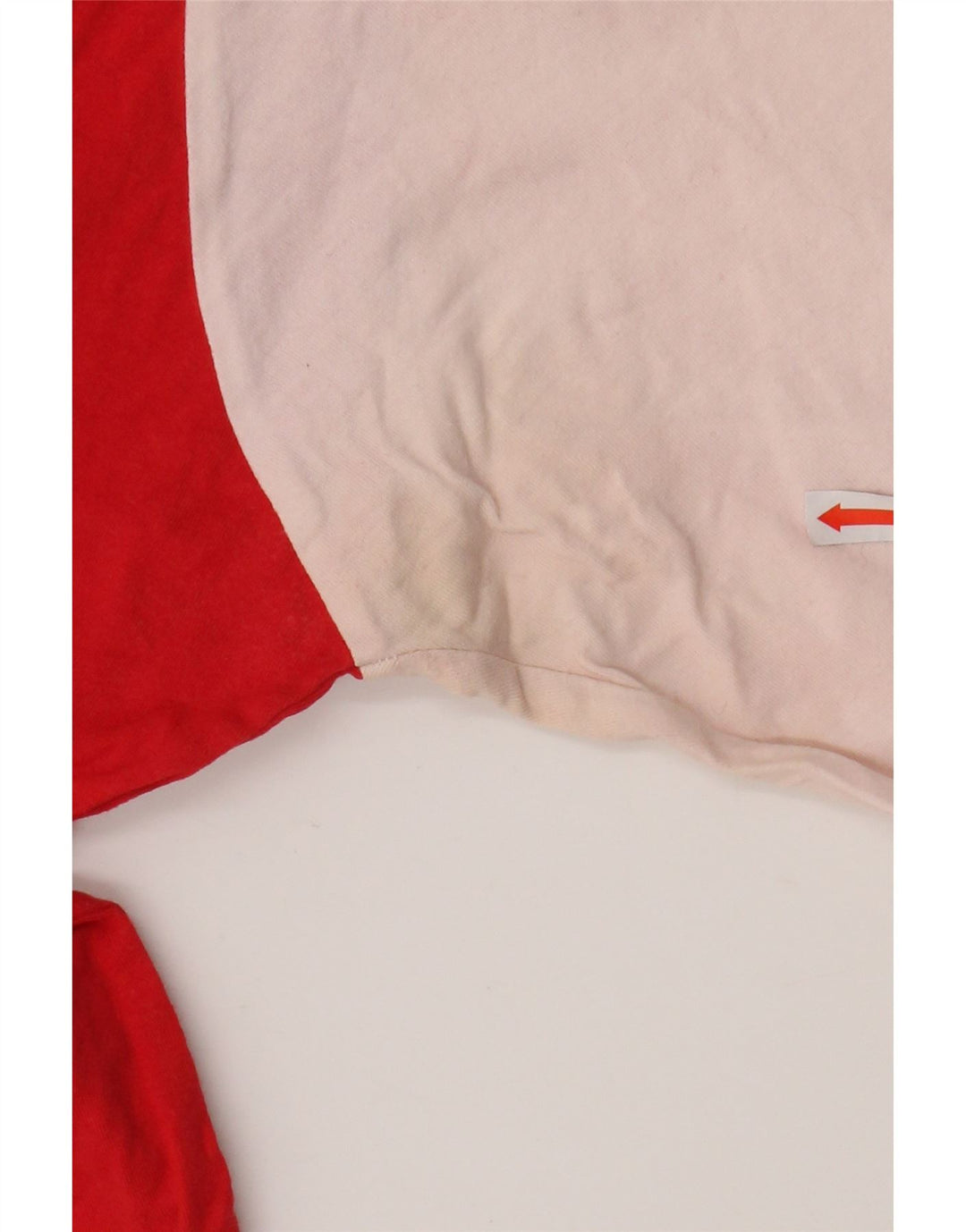 PUMA Damen Grafik T-Shirt Top UK 18 XL Rot Farbblock