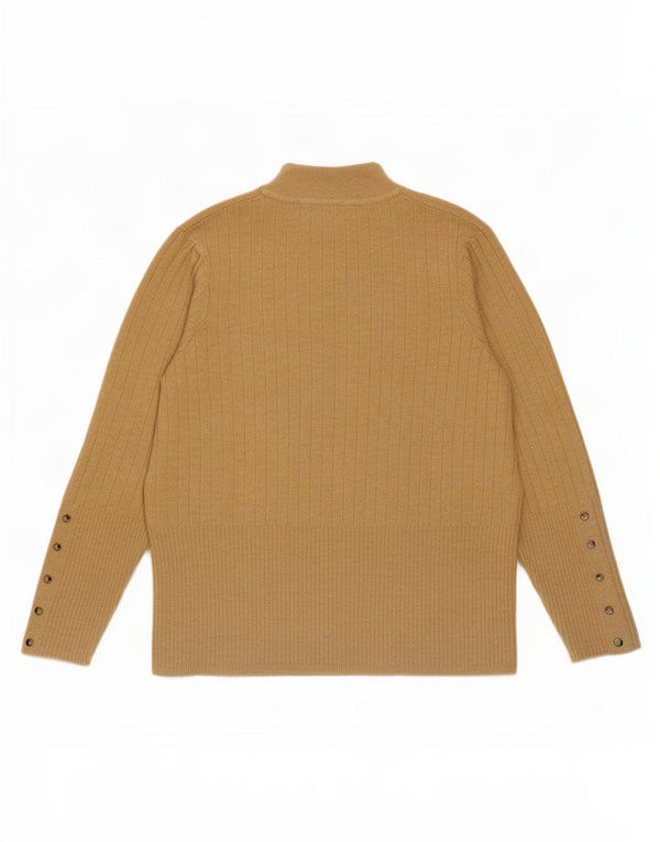 Marks & Spencer Damen Rollkragenpullover Pullover UK 22 3XL Braune Viskose