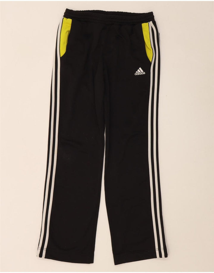 Adidas Trainingshose für Jungen, 13–14 Jahre, schwarzes Colourblock-Polyester
