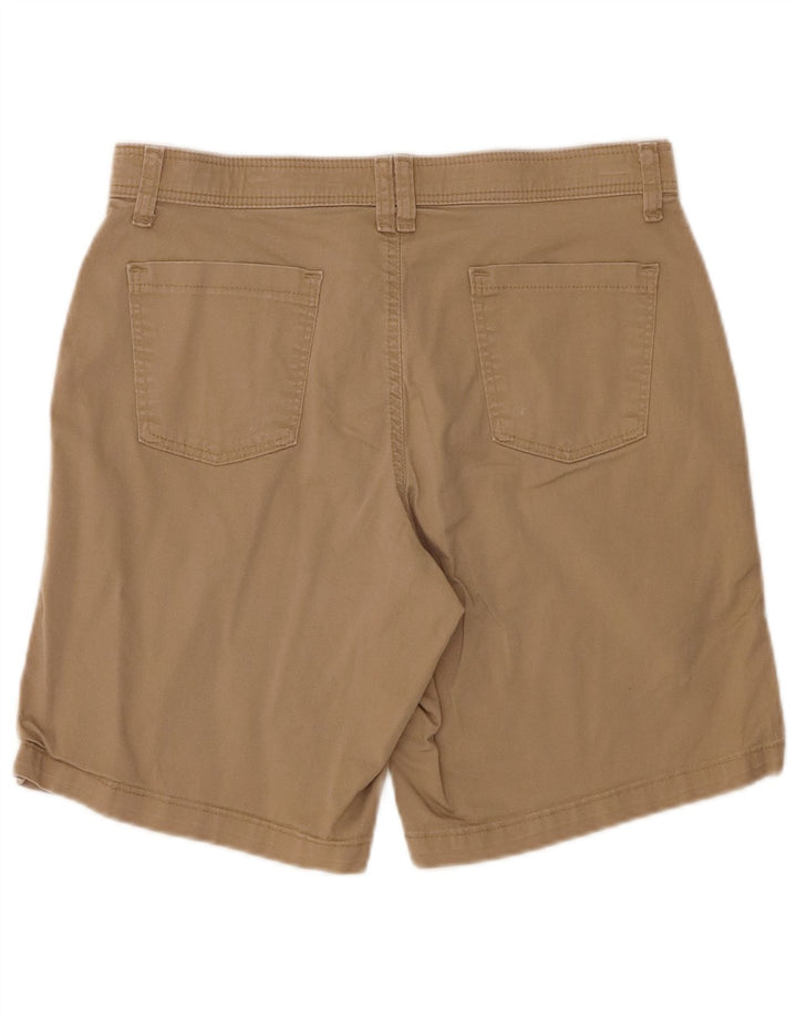 LEE Womens Riders Casual Shorts US 6 Medium W28 Khaki Baumwolle
