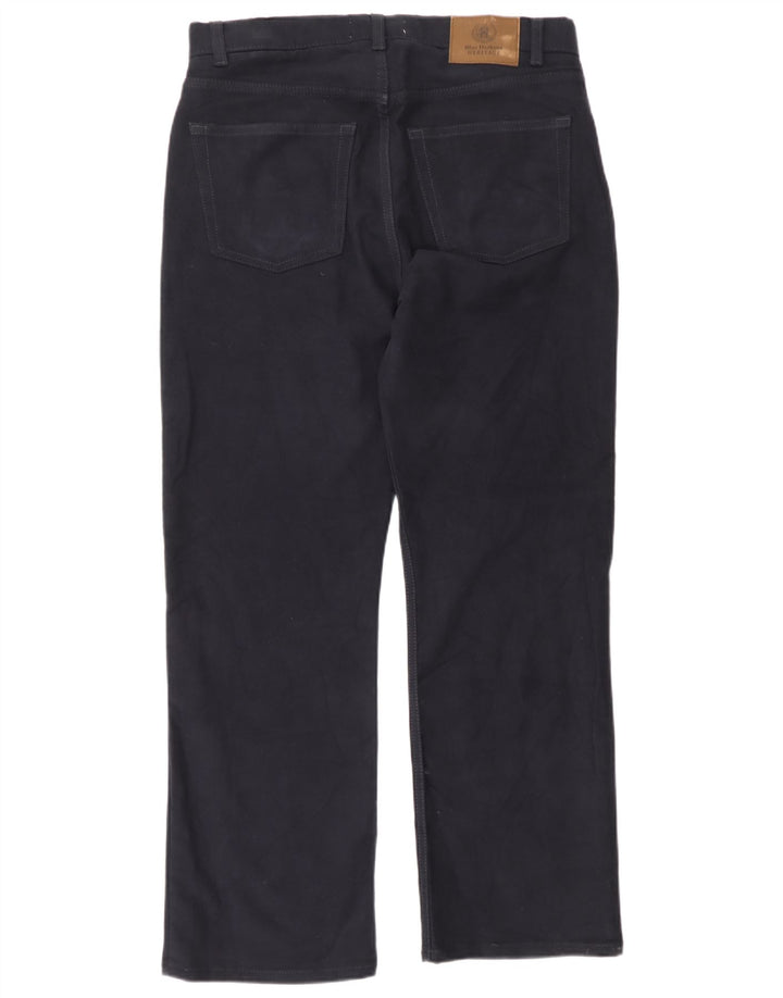 Marks & Spencer Herren Blue Harbor Freizeithose W32 L29 Marineblau