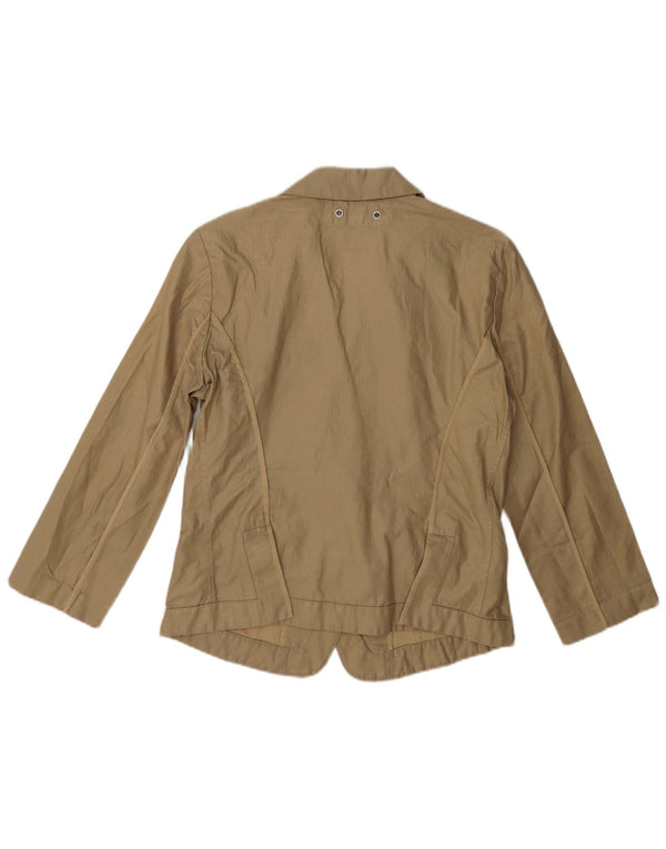 Armani Exchange Damen Blazer Jacke UK 14 Mittelbraun