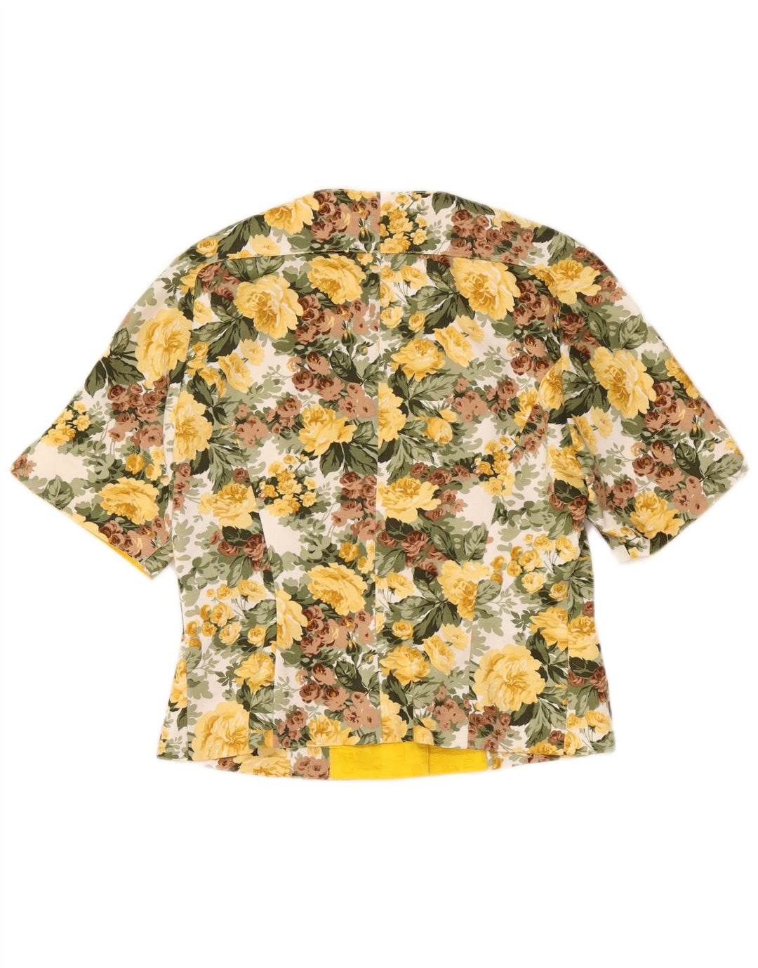 Capucine Damen-Blazer mit 3 Knöpfen, Größe IT 44, mittelgroß, mehrfarbig, Blumenmuster