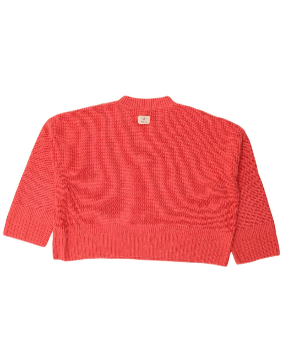 BARBOUR Damen Übergroßer Pullover mit Rundhalsausschnitt, UK 12, Mittelrosa