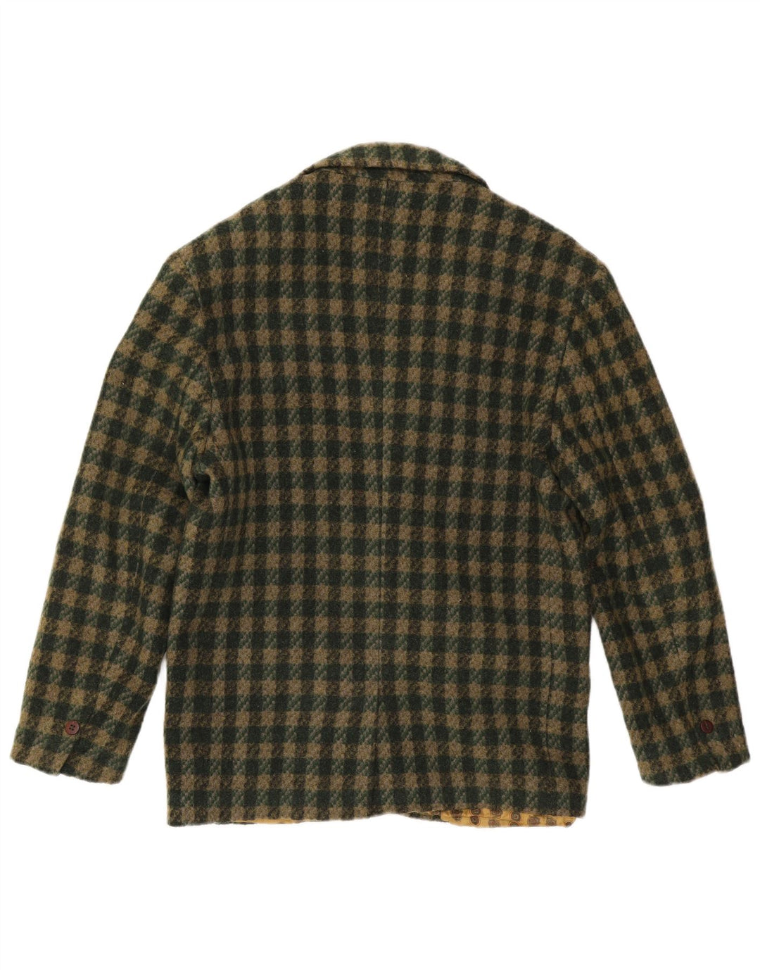 DUK Herren-Blazer mit 2 Knöpfen, UK 38, mittelgrün kariert