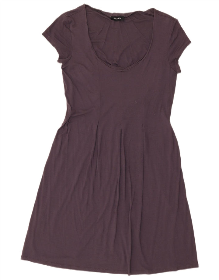 Max & Co. Damen A-Linien-Kleid UK 6 XS Lila