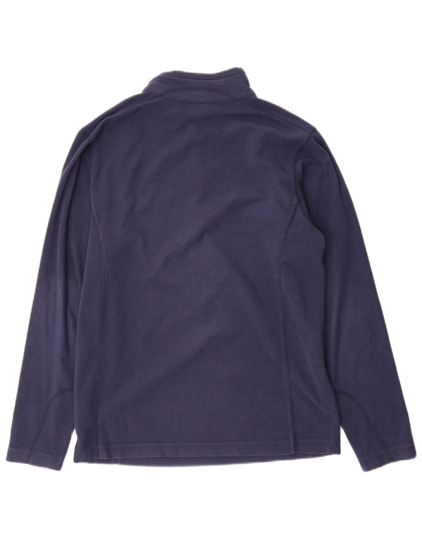 Columbia Herren-Fleecepullover mit Reißverschluss, Größe S, Marineblau, Polyester