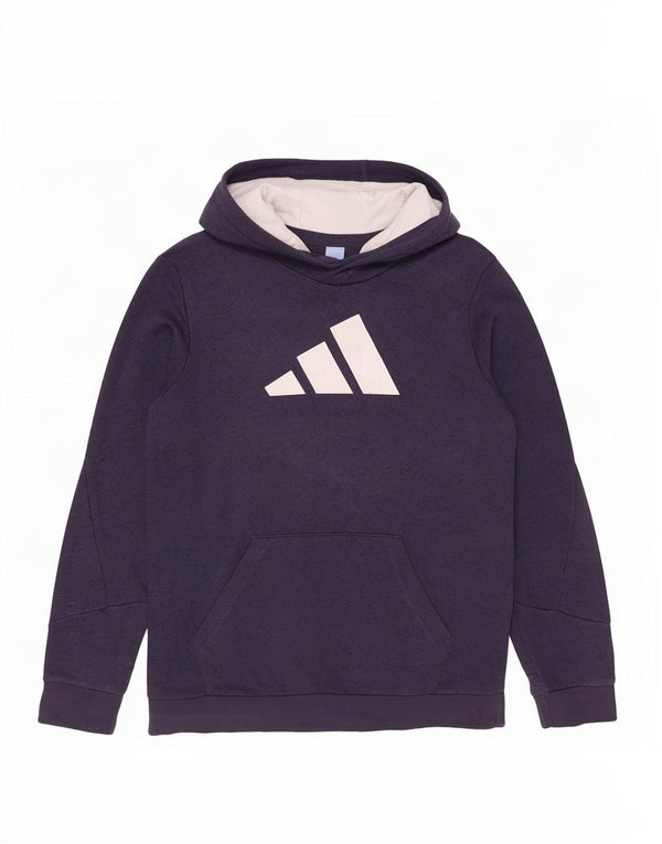 Adidas Kapuzenpullover mit Grafik für Jungen, 15–16 Jahre, marineblau gefleckte Baumwolle