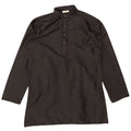 DENNIS MORTON Herren Kurta Pullover Shirt Größe 40 Medium Schwarz