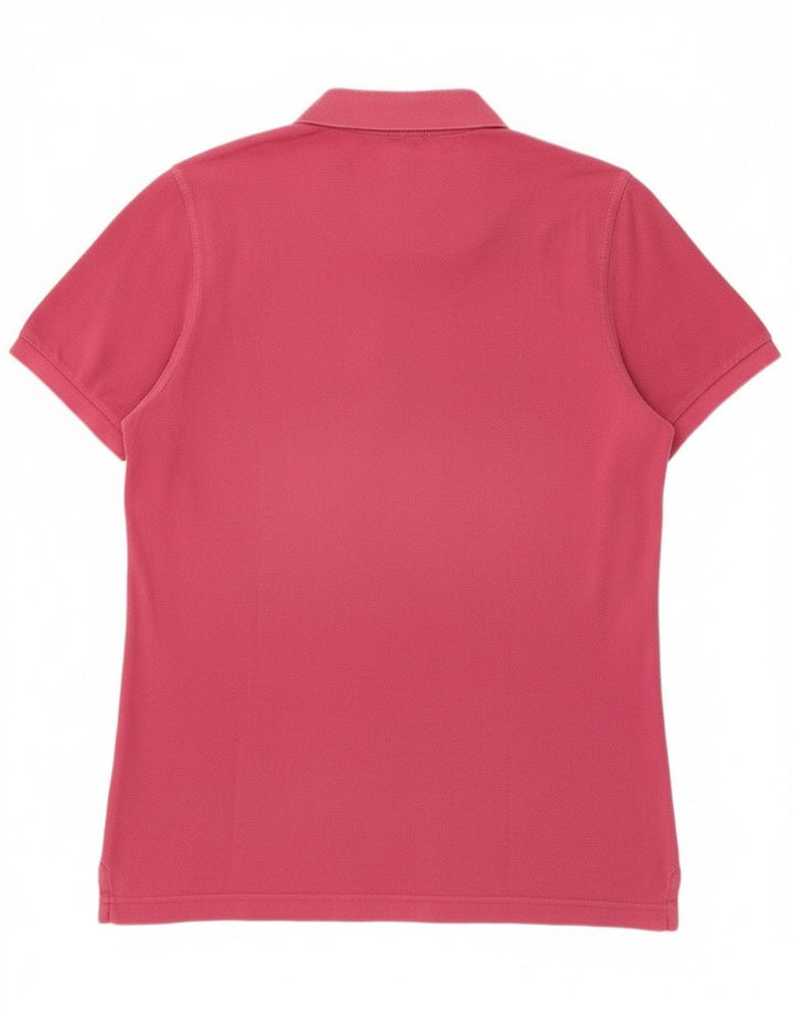 Benetton Herren-Poloshirt, groß, rosa, Baumwolle