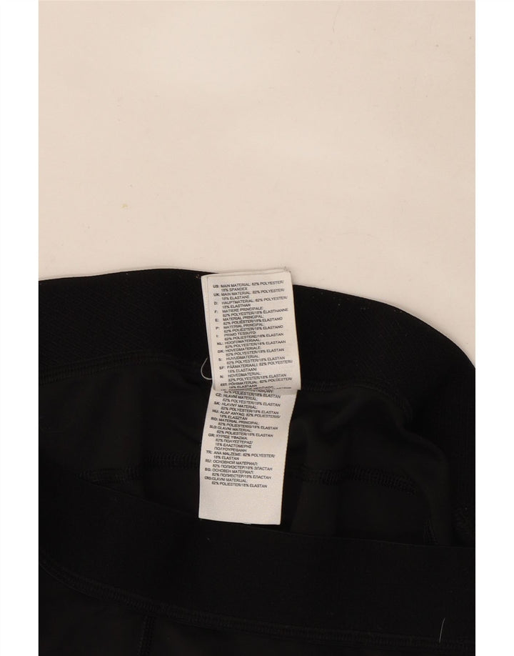 Adidas Damen Graphic Leggings UK 12/14 Mittelschwarzes Polyester