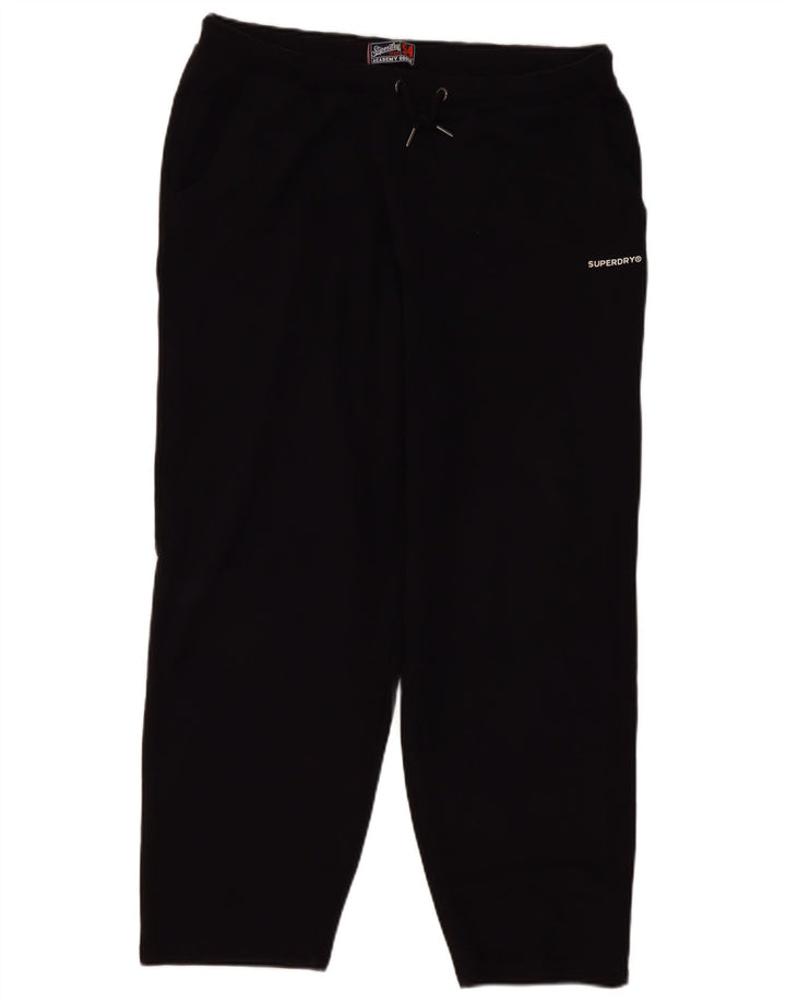 Superdry Trainingshose für Damen, UK 16, Größe L, Schwarz