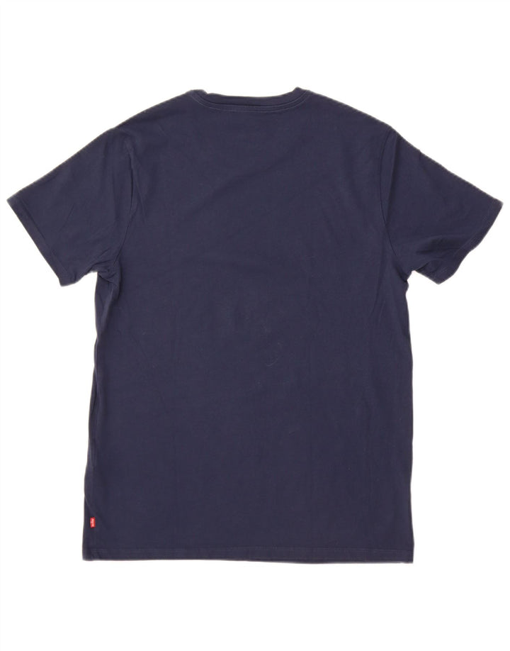 Levi's Herren-T-Shirt mit Grafik, mittelmarineblaue Baumwolle