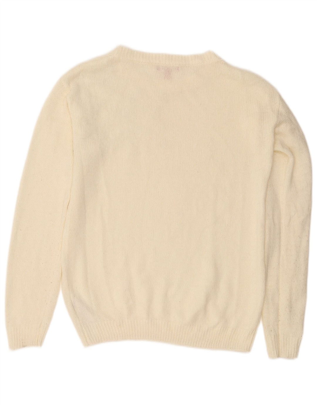 Guess Damen-Pullover mit U-Boot-Ausschnitt, UK 14, Mittelweiß, Acryl