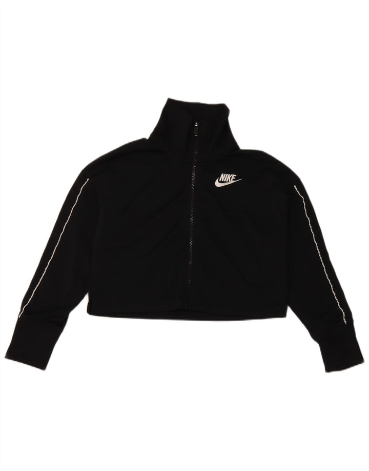 Nike Mädchen-Trainingsanzug, 10–11 Jahre, mittleres schwarzes Polyester