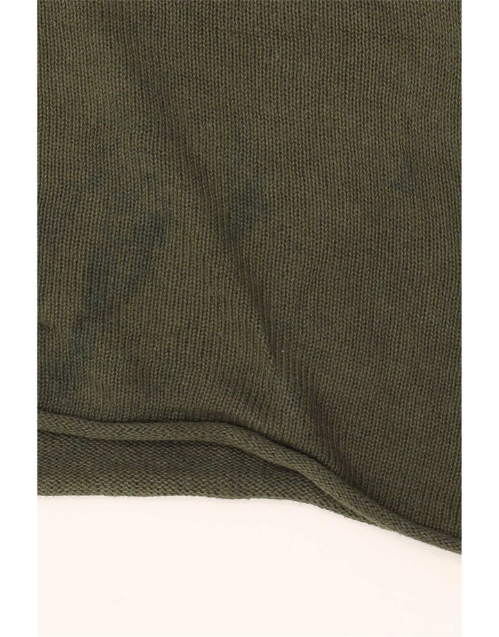 Jack & Jones Herren-Pullover mit Rundhalsausschnitt, Größe L, Grün