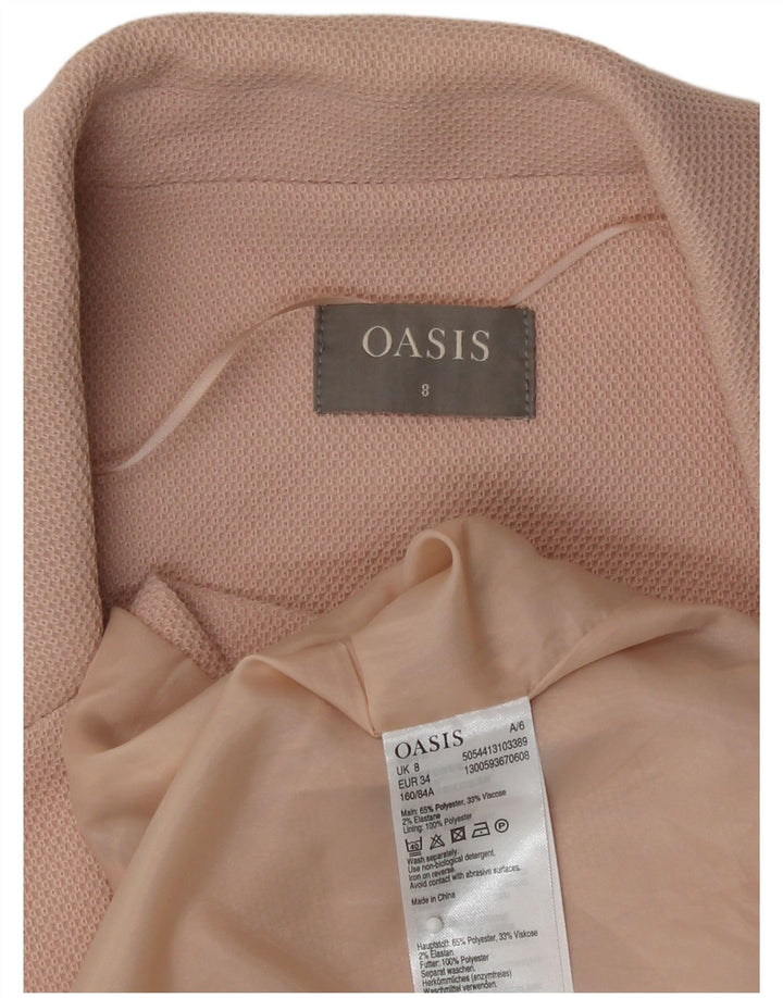 Oasis Damen Longline-Weste UK 8 Small Pink Polyester