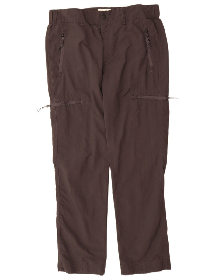 Gerade Herren-Cargohose von Marks & Spencer, W32, L29, Grau, Polyamid