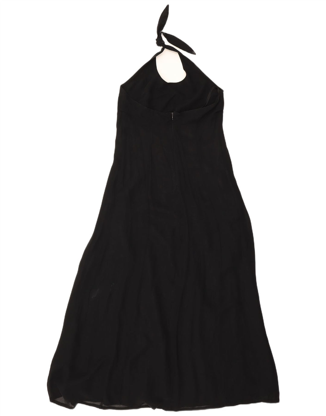 Swish Damen Neckholder-Kleid UK 10 Small Schwarz Viskose