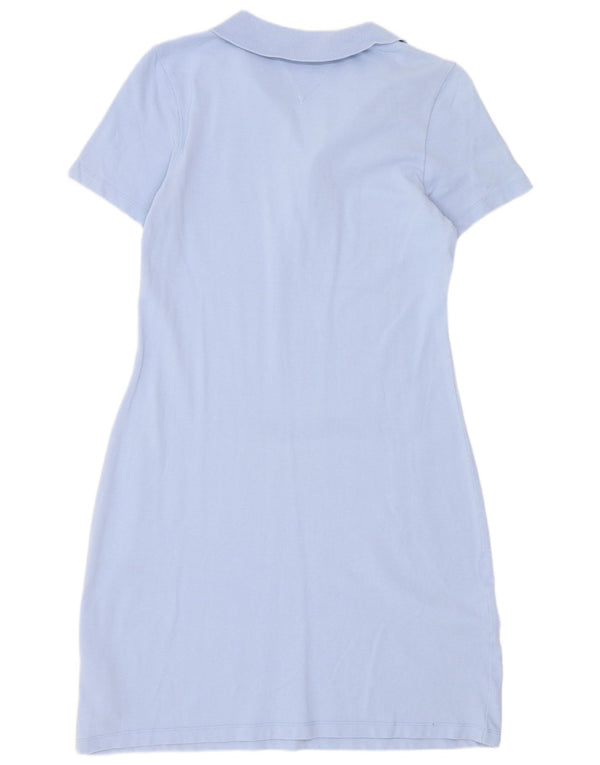 Tommy Hilfiger Damen Slim Fit Polokleid UK 14 Große blaue Baumwolle